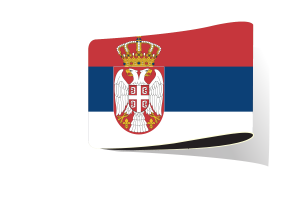 Serbia Flag Illustration Clipart flag