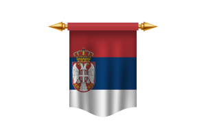 Serbia Flag Royal Banner flag