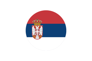 Serbia Flag Circle Vector Free flag