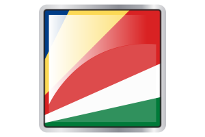 Seychelles Flag Square icon flag