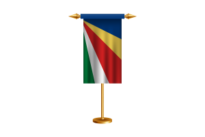 Seychelles Ceremonial Flag Vector Free flag