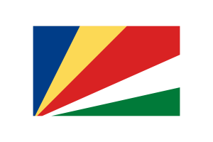 Seychelles Flag Triangle Vector Illustration flag