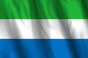 National Flag of Sierra Leone flag
