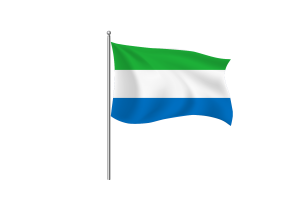 Sierra Leone Flag Clipart flag