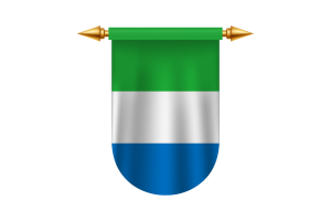 Sierra Leone Flag Emblem Vector Images flag
