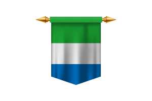 Emblem of the Republic of Sierra Leone flag
