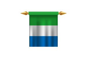 Sierra Leone Emblem flag