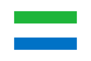 Sierra Leone Flag Triangle Vector Illustration flag
