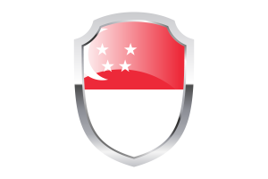Singapore Shield Logo flag