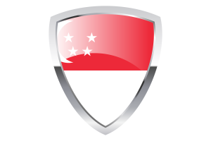 Singapore Shield Flag flag
