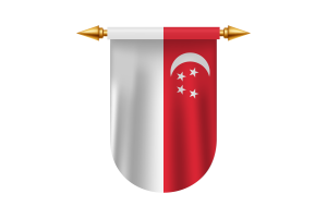 Singapore Flag Emblem Vector Images flag