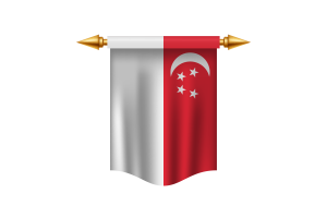 Singapore Flag Royal Banner flag
