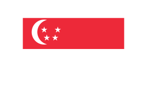 Singapore Flag Triangle Vector Illustration flag