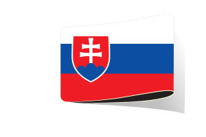 Slovakia Flag Illustration Clipart flag