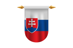 Slovakia Flag Emblem Vector Images flag