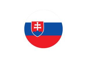 Slovakia Flag Circle Vector Free flag