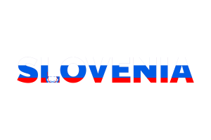Slovenia Text Art flag