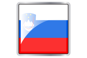 Slovenia Flag Square icon flag