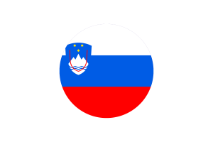 Slovenia Flag Circle Vector Free flag