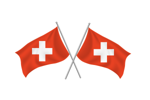 Switzerland Waving Friendship Flag flag