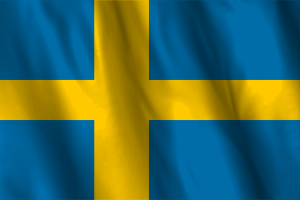 National Flag of Sweden flag