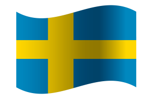 Kingdom of Sweden flag