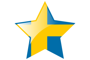 Sweden Flag Star Icon flag