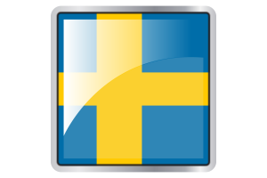 Sweden Flag Square icon flag