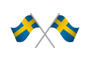 Sweden Flag Emblem Vector Free flag