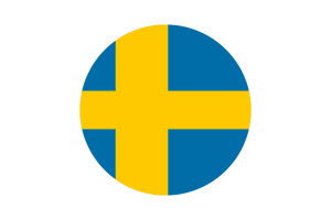 Sweden Flag Circle Vector Free flag