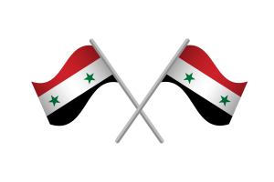 Syria Flag Emblem Vector Free flag
