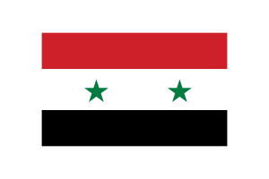 Syria Flag Triangle Vector Illustration flag