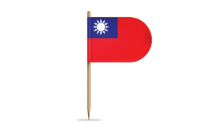 Taiwan Flag for Desk, Table flag