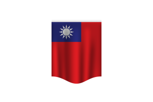 Taiwan Flag Banner flag