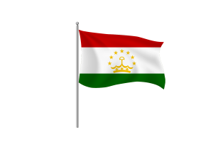 Tajikistan Flag Clipart flag