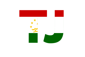 Tajikistan Country Code flag