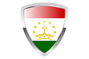 Tajikistan Shield Flag flag