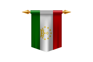 Emblem of the Republic of Tajikistan flag