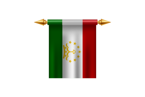 Tajikistan Emblem flag