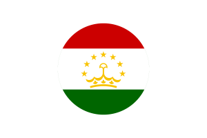 Tajikistan Flag Circle Vector Free flag