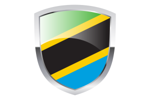 National Flag of Tanzania Clipart flag