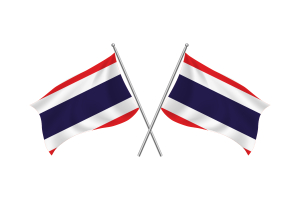 Thailand Waving Friendship Flag flag