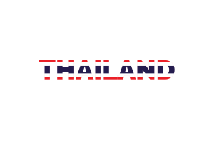 Thailand Text Art flag