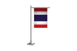3d Thailand Standing Flag flag