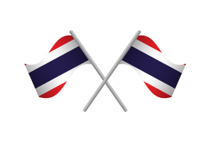 Thailand Flag Emblem Vector Free flag