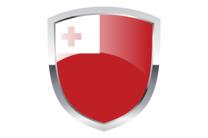 National Flag of Tonga Clipart flag