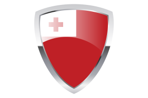 Tonga Shield Flag flag