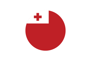 Tonga Flag Circle Vector Free flag
