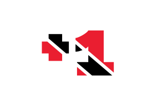 Trinidad and Tobago Calling Code flag