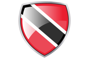Trinidad and Tobago Flag Couche Heraldic Shield flag